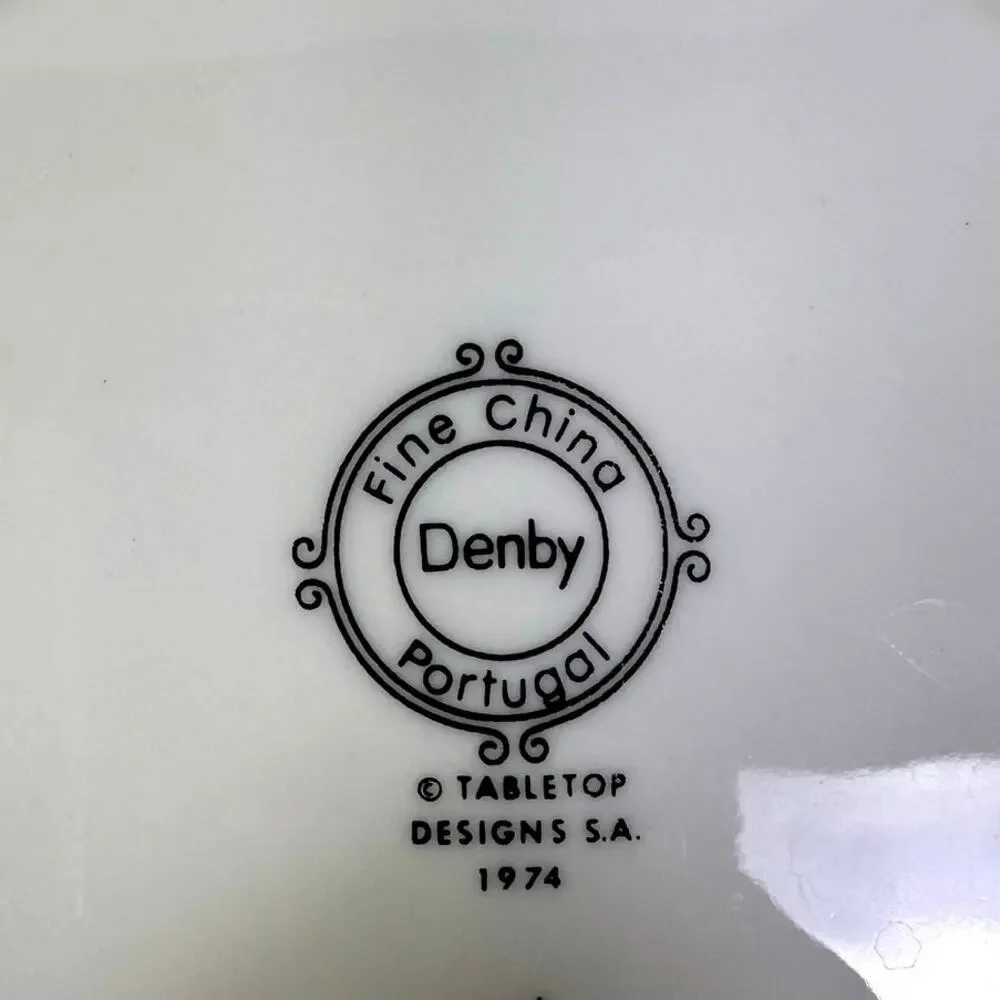 Denby-Langley Retired 1976-1981 'Wonderland' Soup/Cereal Bowls-Portugal-Set of 3